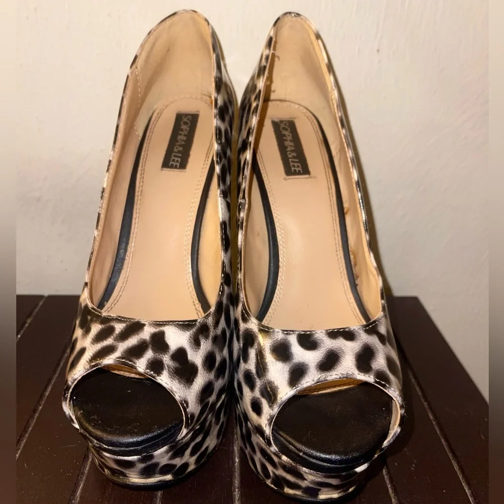 Leopard wedges - Picture 4 of 4